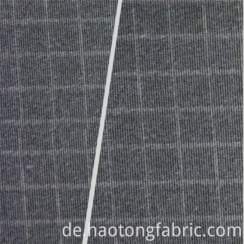 Knitting Two Tone Plaid Polyester Fabrics